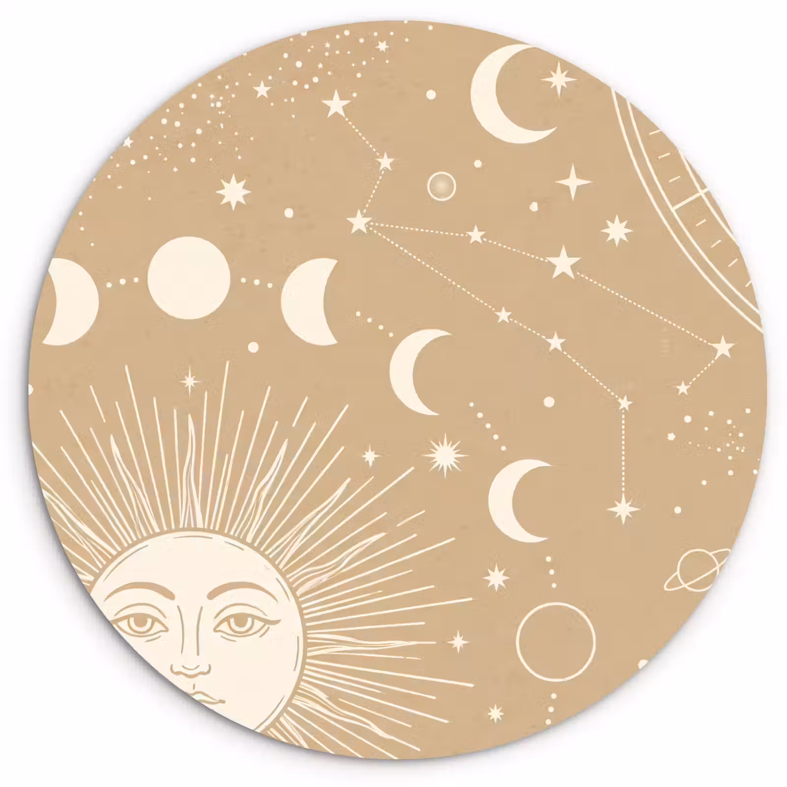 Muurcirkel - Zon - Maan - Sterren — 1