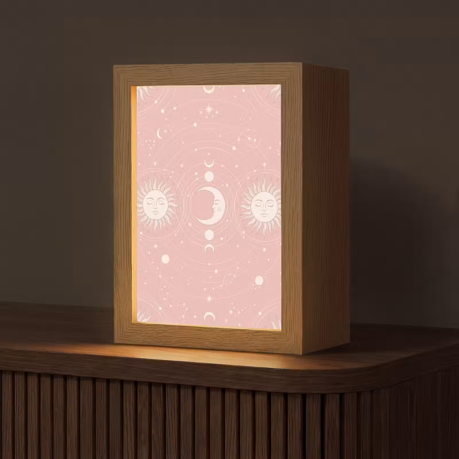 Gepersonaliseerd Lightbox - Zon - Sterren - Hemel — 1