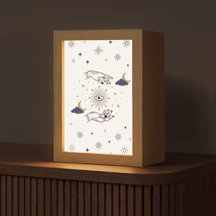 Gepersonaliseerd Lightbox - Handen - Mystiek - Symbolen — 1