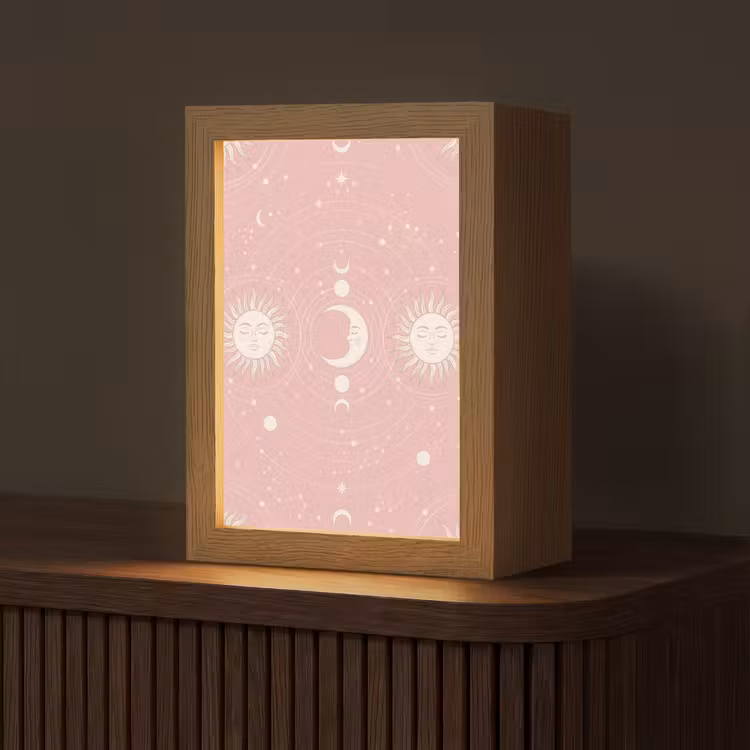 Gepersonaliseerd Lightbox - Zon - Sterren - Hemel — 1