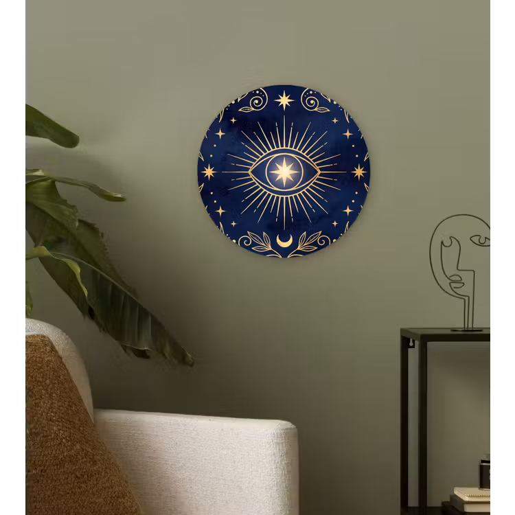 Muurcirkel - Oog - Patroon - Mystiek — 3