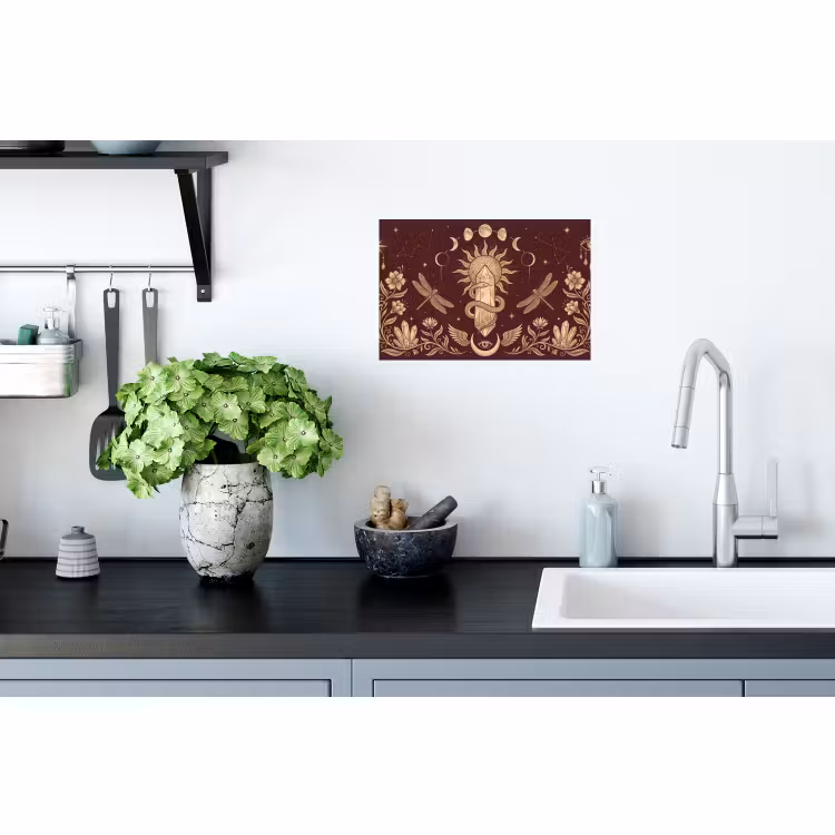 Muursticker - Mystiek - Hemel - Goud — 2