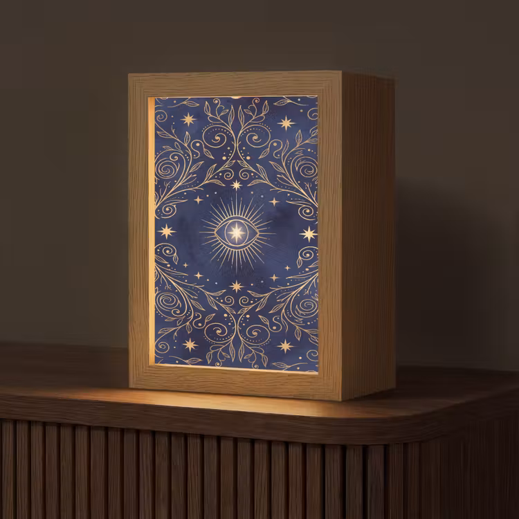 Gepersonaliseerd Lightbox - Oog - Patroon - Mystiek — 1