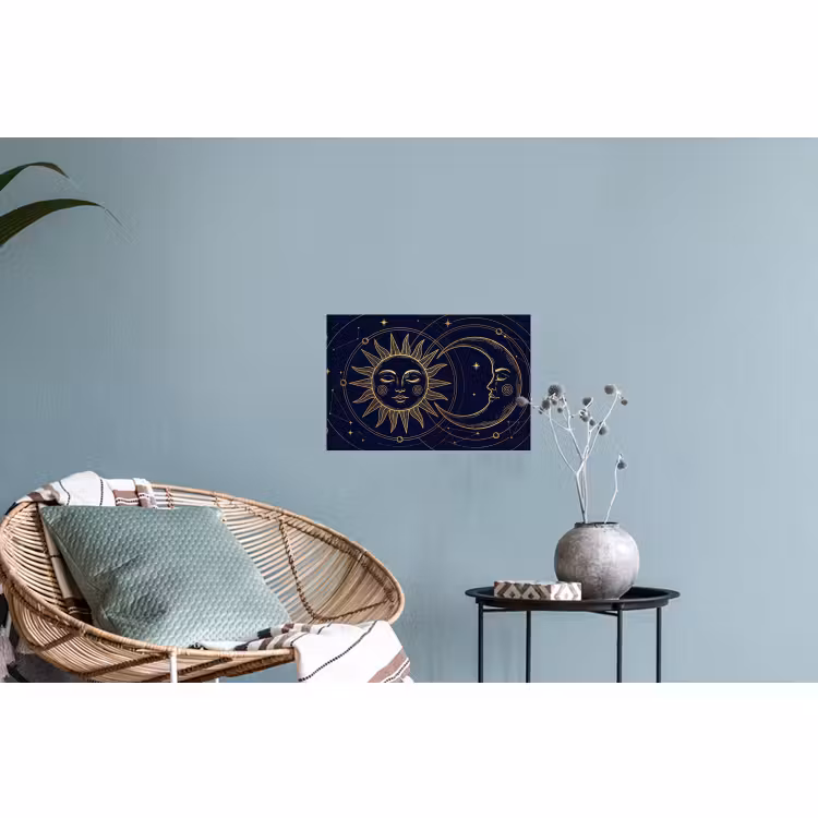 Muursticker - Zon - Maan - Astrologie — 4