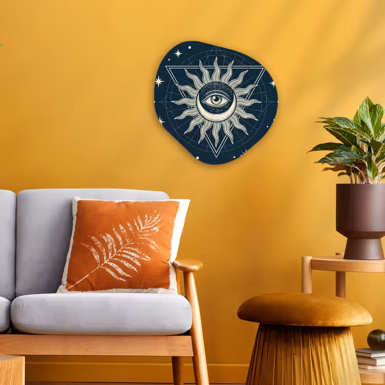 Organisch schilderij forex - Zon Maan Sterren — 3