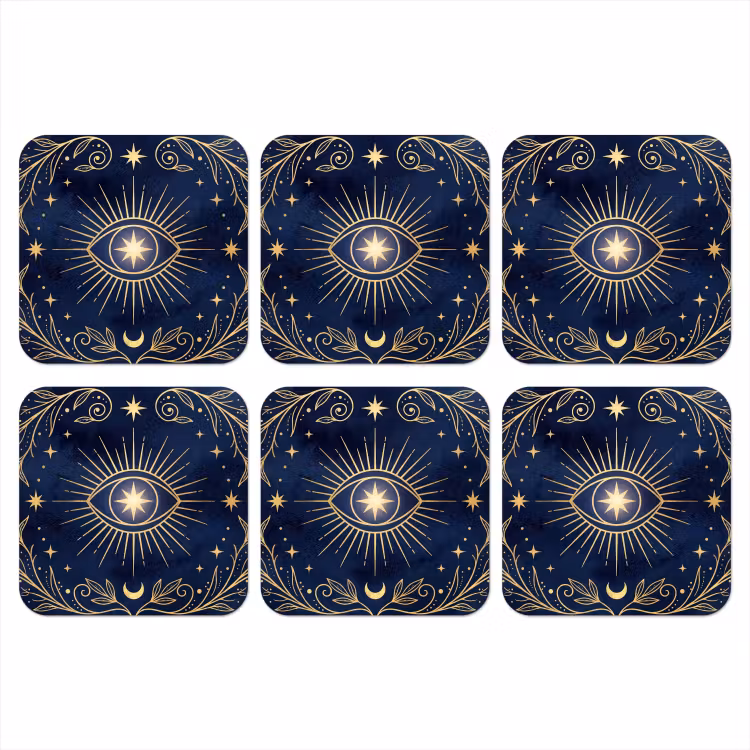Onderzetter - Oog - Patroon - Mystiek — 1