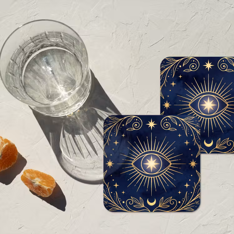 Onderzetter - Oog - Patroon - Mystiek — 2