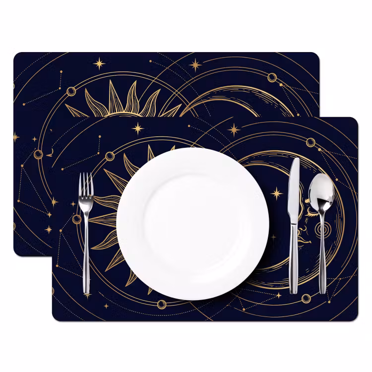 Placemat - 6 stuks - Zon - Maan - Astrologie — 2