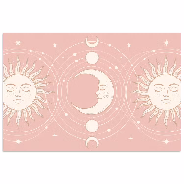 Poster - Zon - Sterren - Hemel — 1