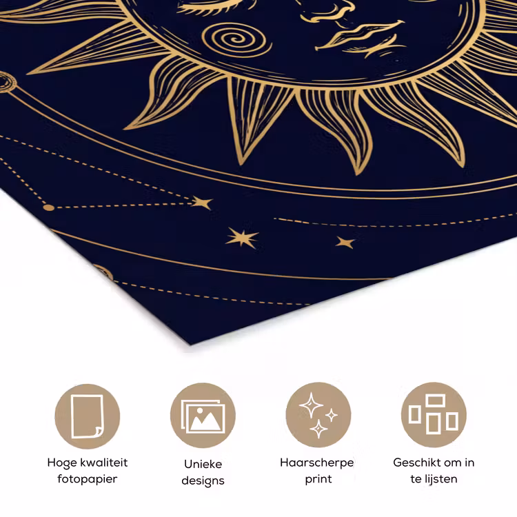 Poster - Zon - Maan - Astrologie — 5