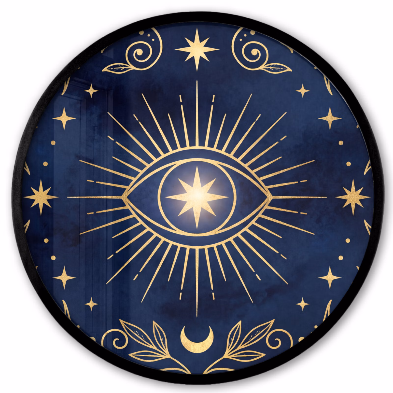 Ronde fotolijst - Oog - Patroon - Mystiek — 1