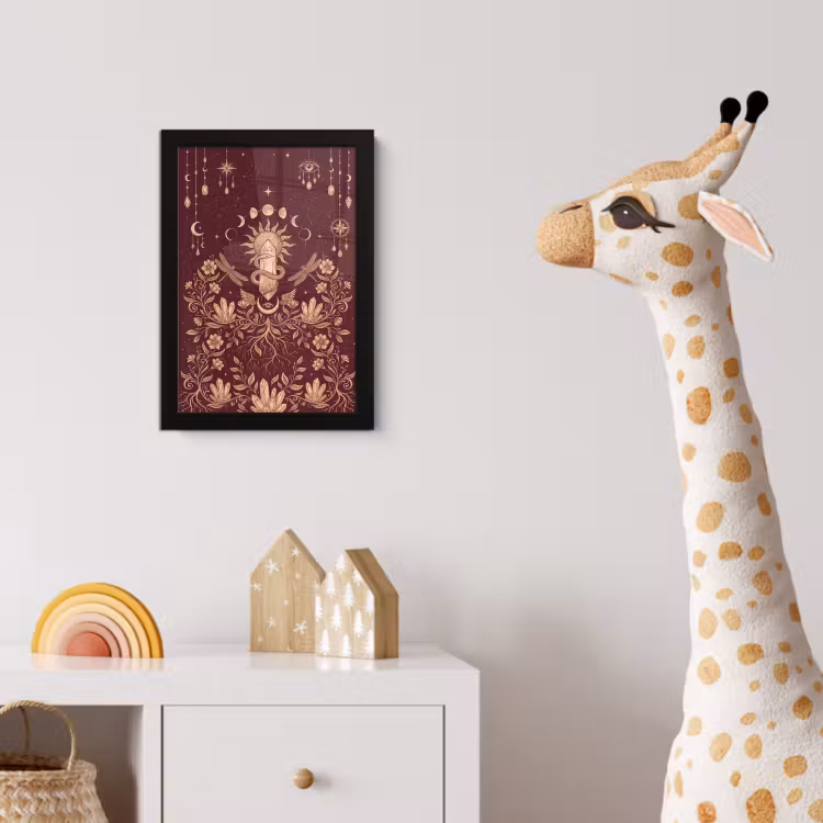 Poster met lijst - Mystiek - Hemel - Goud — 5