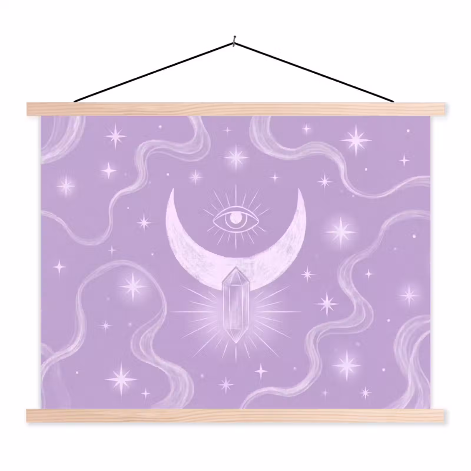 Schoolplaat - Maan - Mystiek - Paars — 1