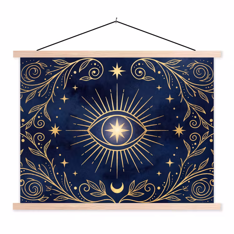 Schoolplaat - Oog - Patroon - Mystiek — 1