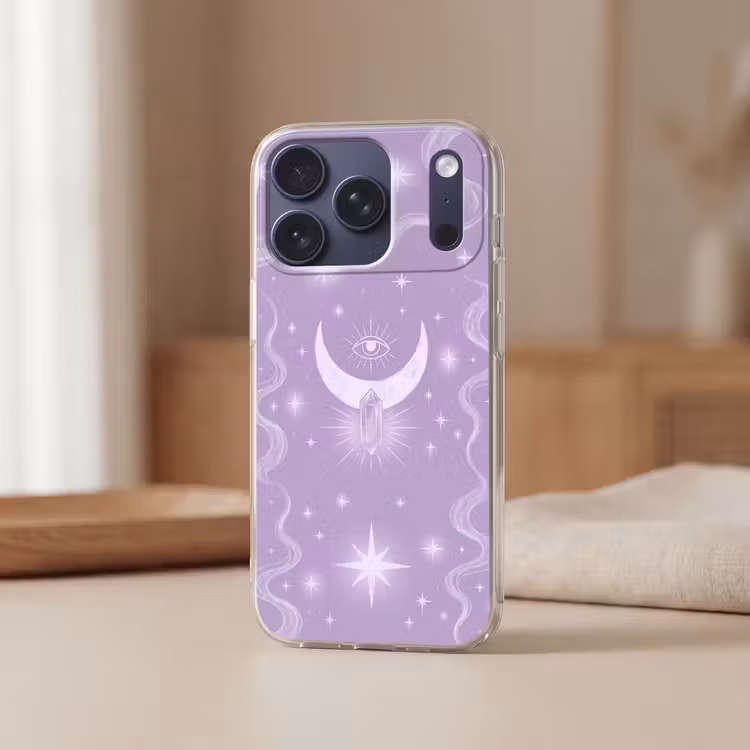 Telefoonhoesje - Maan - Mystiek - Paars — 3