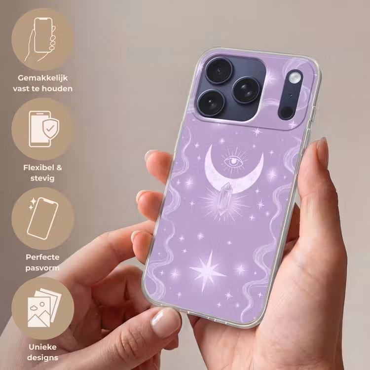 Telefoonhoesje - Maan - Mystiek - Paars — 4