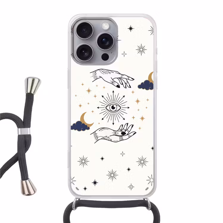Telefoonhoesje met koord - Handen - Mystiek - Symbolen — 1