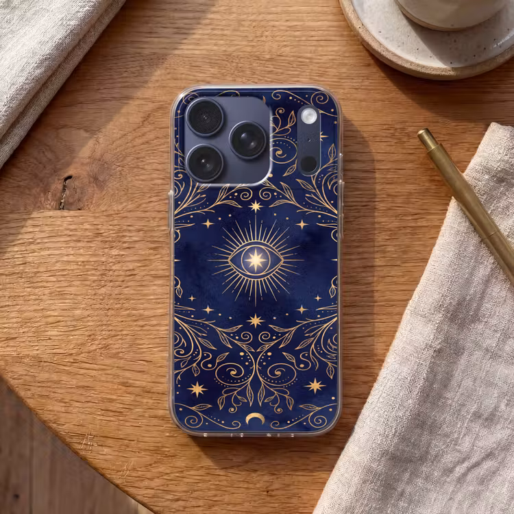 Telefoonhoesje - Oog - Patroon - Mystiek — 2