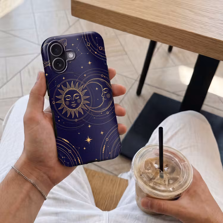 Telefoonhoesje Toughcase - Zon - Maan - Astrologie — 4
