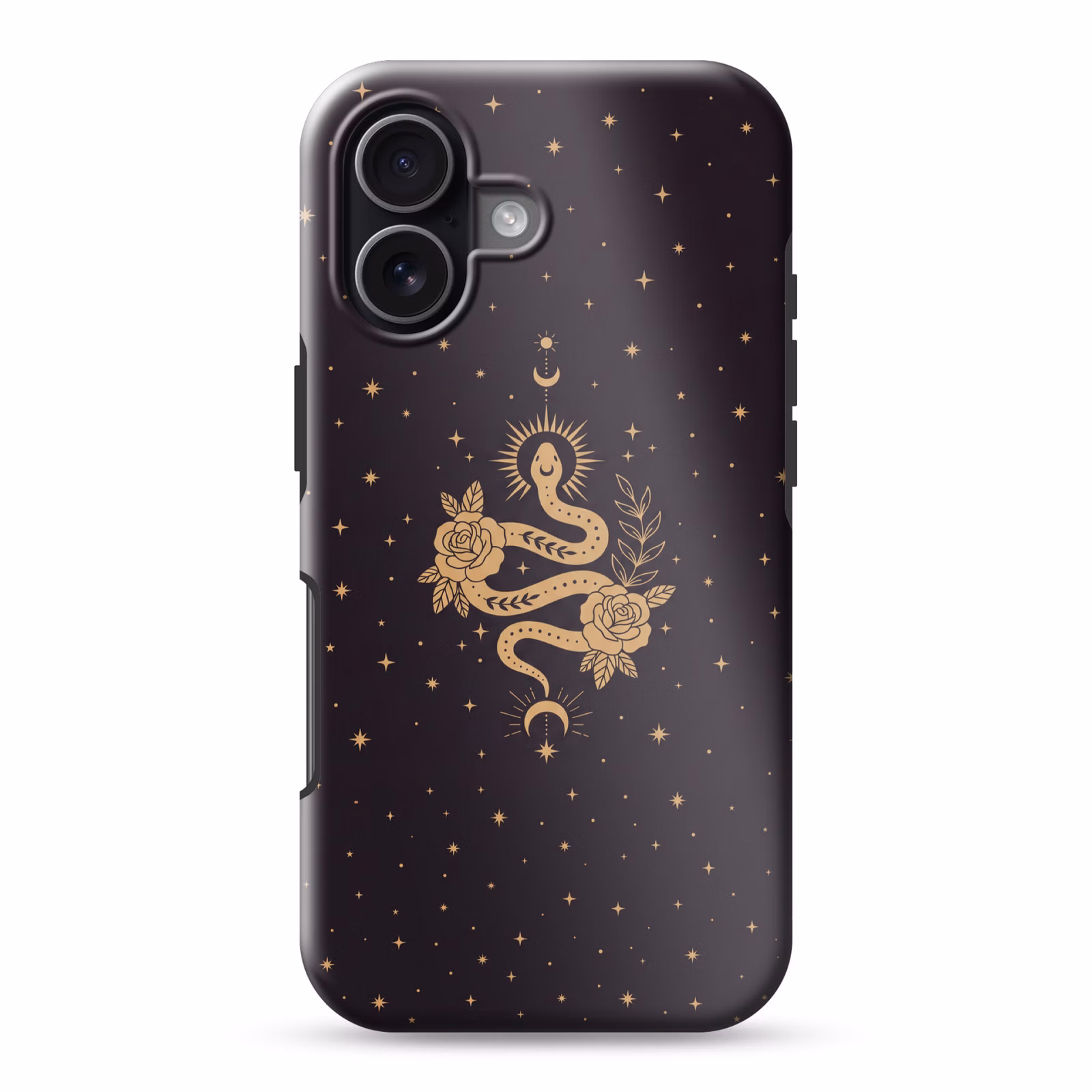 Telefoonhoesje Toughcase - Slang - Bloemen - Mystiek — 1