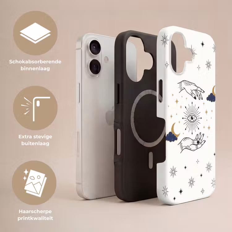 Telefoonhoesje Toughcase - Handen - Mystiek - Symbolen — 3
