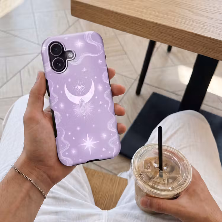 Telefoonhoesje Toughcase - Maan - Mystiek - Paars — 4