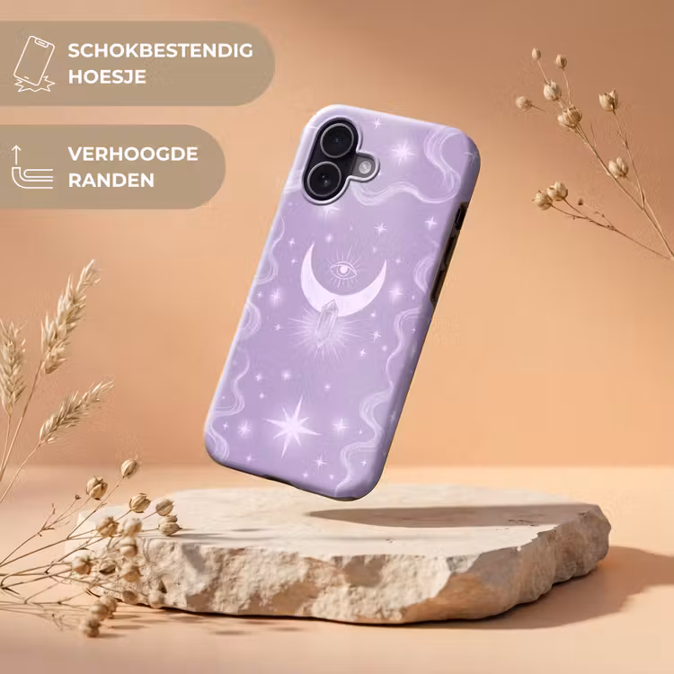 Telefoonhoesje Toughcase - Maan - Mystiek - Paars — 5