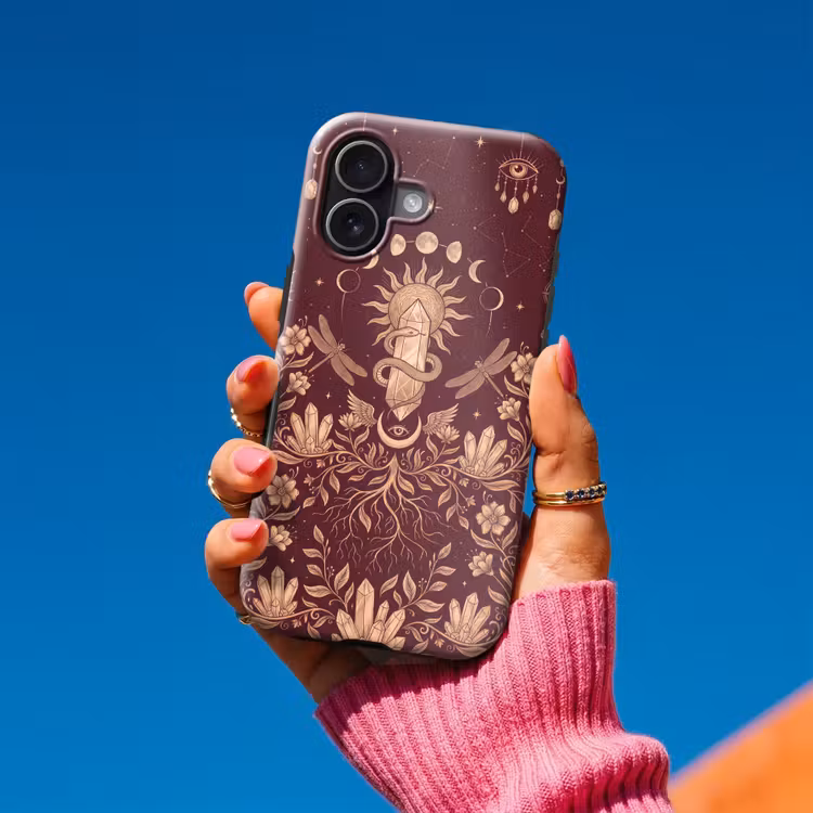 Telefoonhoesje Toughcase - Mystiek - Hemel - Goud — 2
