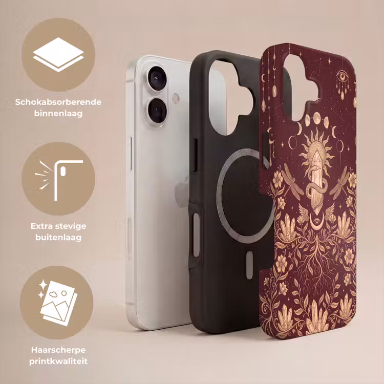 Telefoonhoesje Toughcase - Mystiek - Hemel - Goud — 3