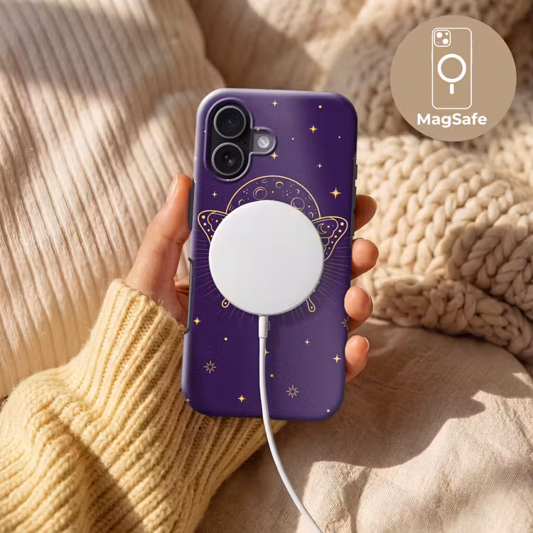 Telefoonhoesje Toughcase - Vlinder - Maan - Mystiek — 8