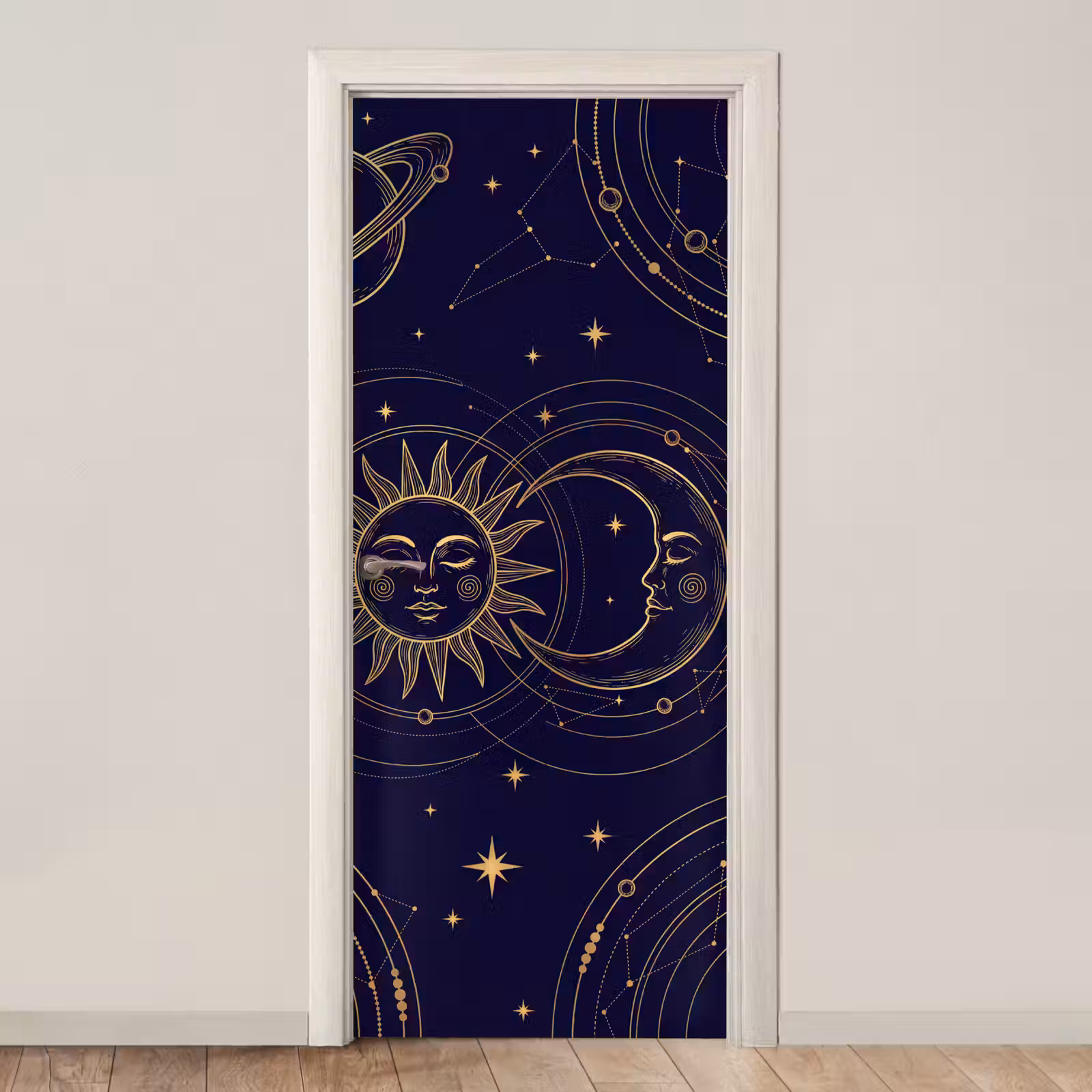 Deursticker - Zon - Maan - Astrologie — 1