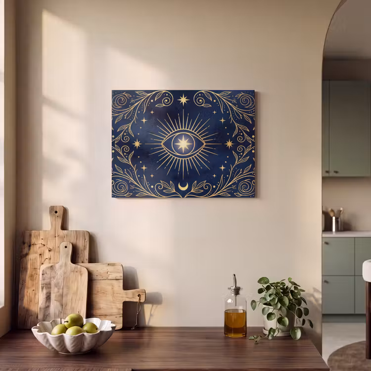 Akoestisch schilderij - Oog - Patroon - Mystiek — 3