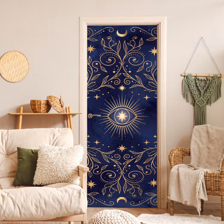 Deursticker - Oog - Patroon - Mystiek — 4