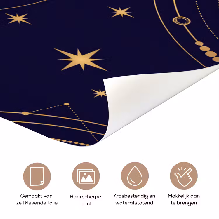 Deursticker - Zon - Maan - Astrologie — 3