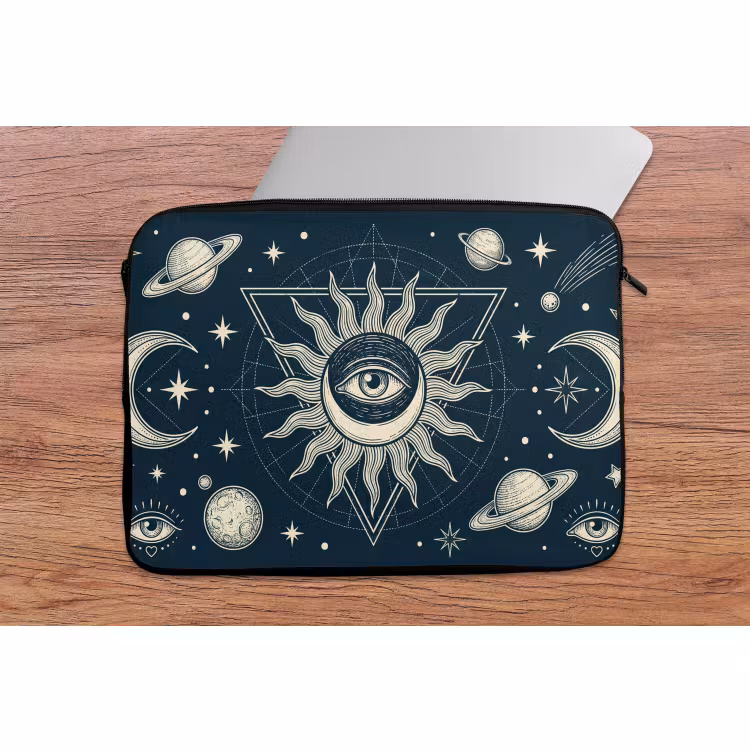 Laptophoes Zon Maan Sterren — 2