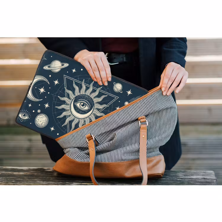 Laptophoes Zon Maan Sterren — 4