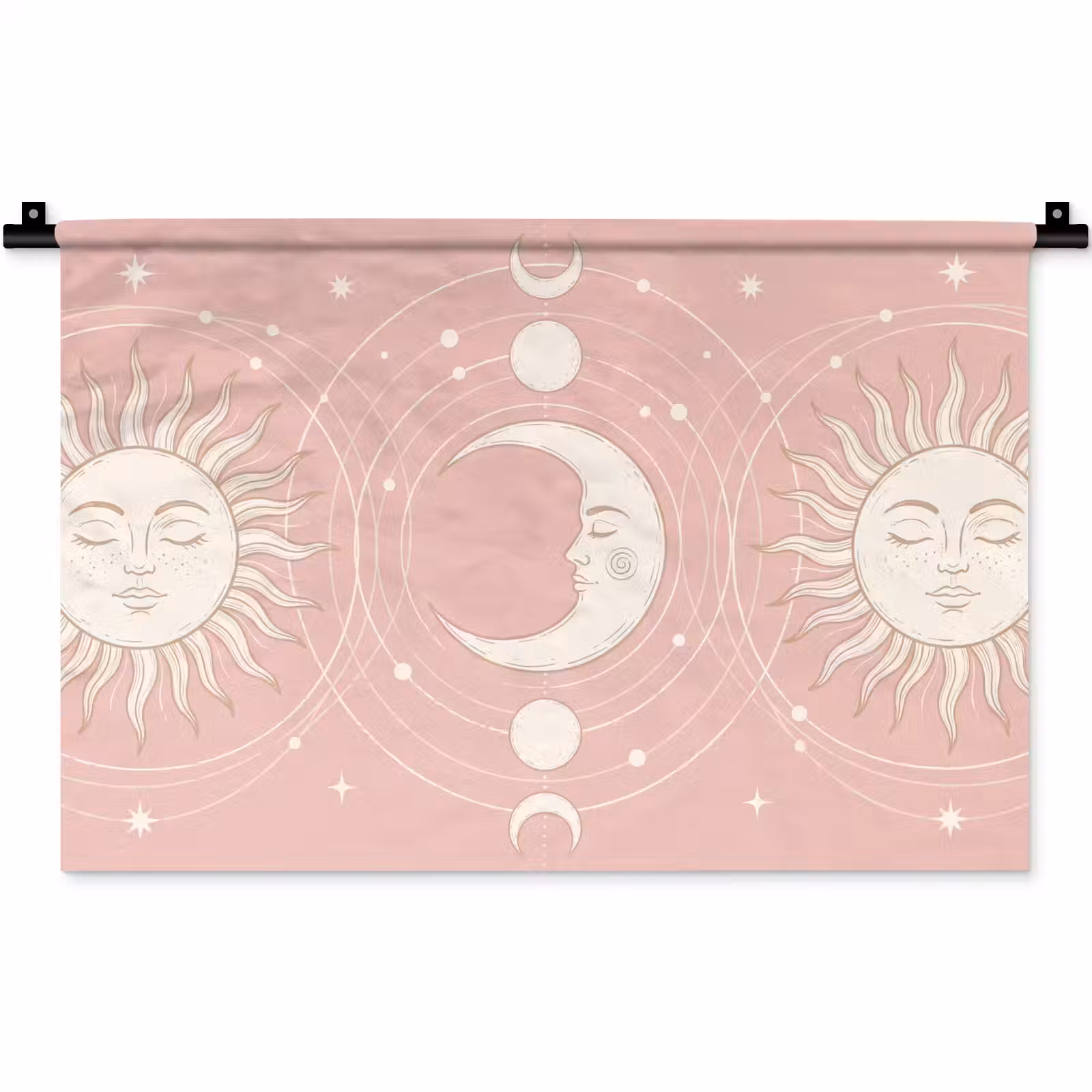 Wandkleed - Zon - Sterren - Hemel — 1