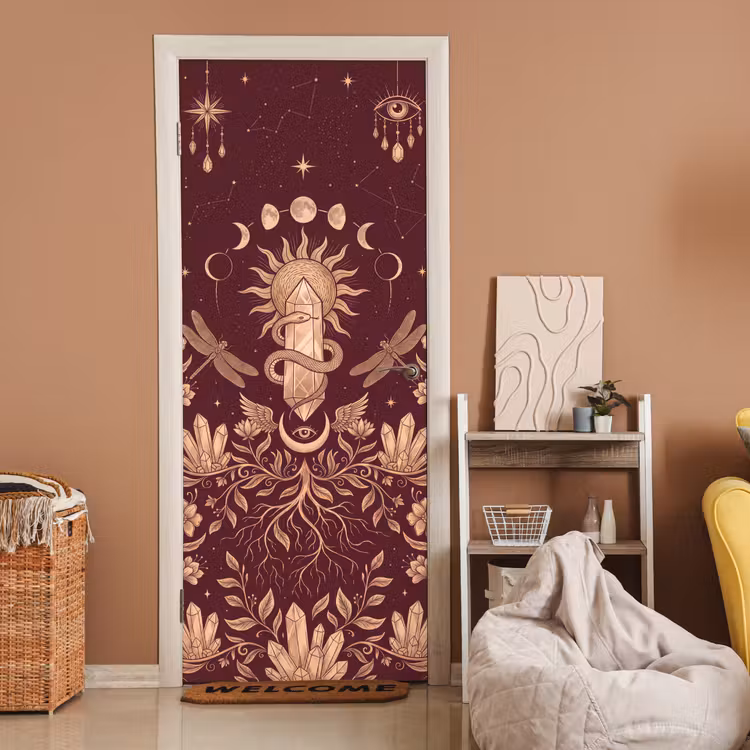 Deursticker - Mystiek - Hemel - Goud — 2