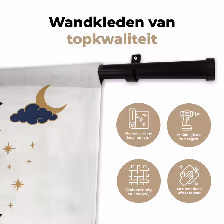 Wandkleed - Handen - Mystiek - Symbolen — 3