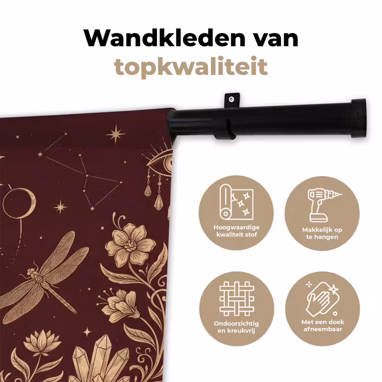 Wandkleed - Mystiek - Hemel - Goud — 3