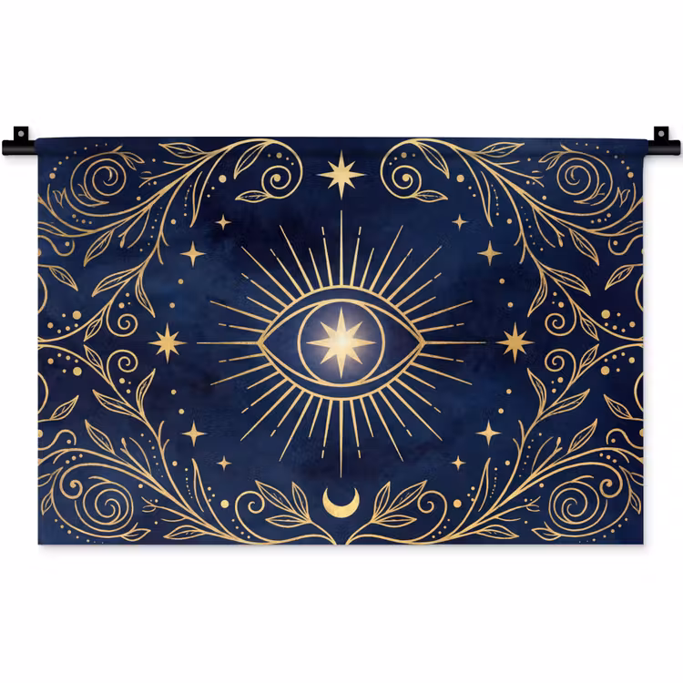 Wandkleed - Oog - Patroon - Mystiek — 1