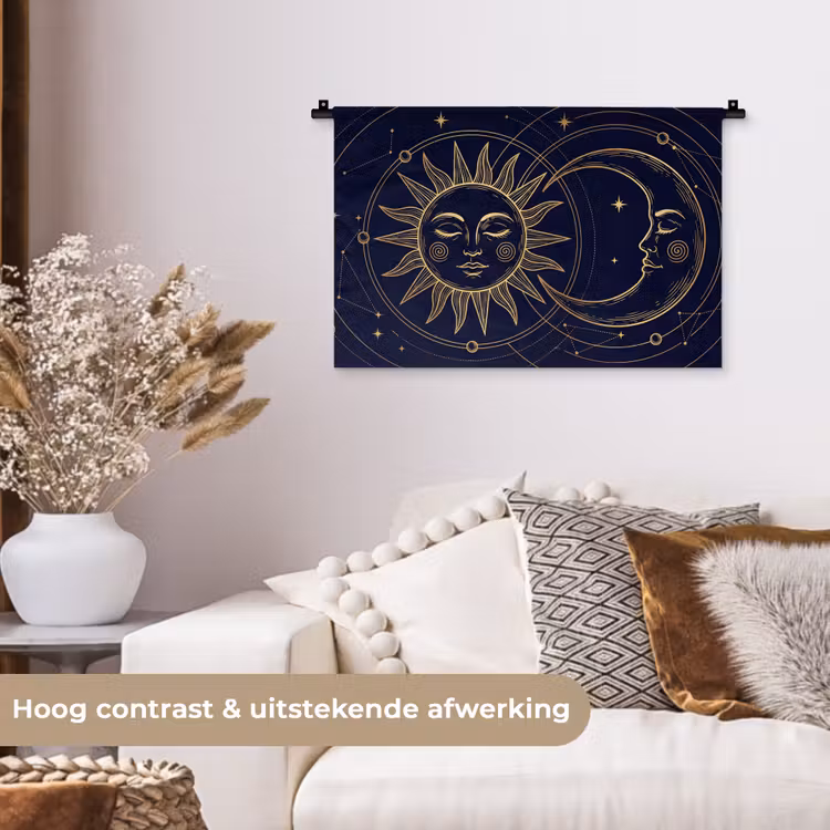 Wandkleed - Zon - Maan - Astrologie — 4