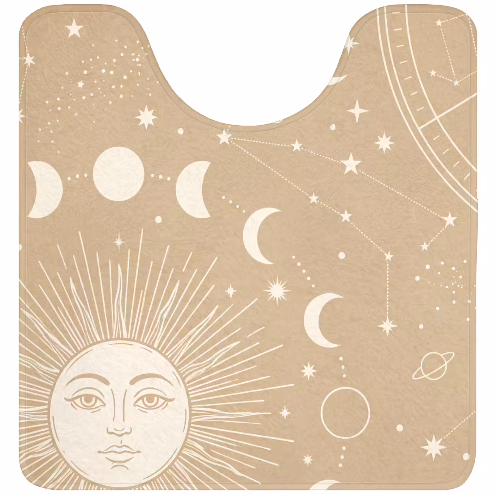 WC Mat - Zon - Maan - Sterren — 1
