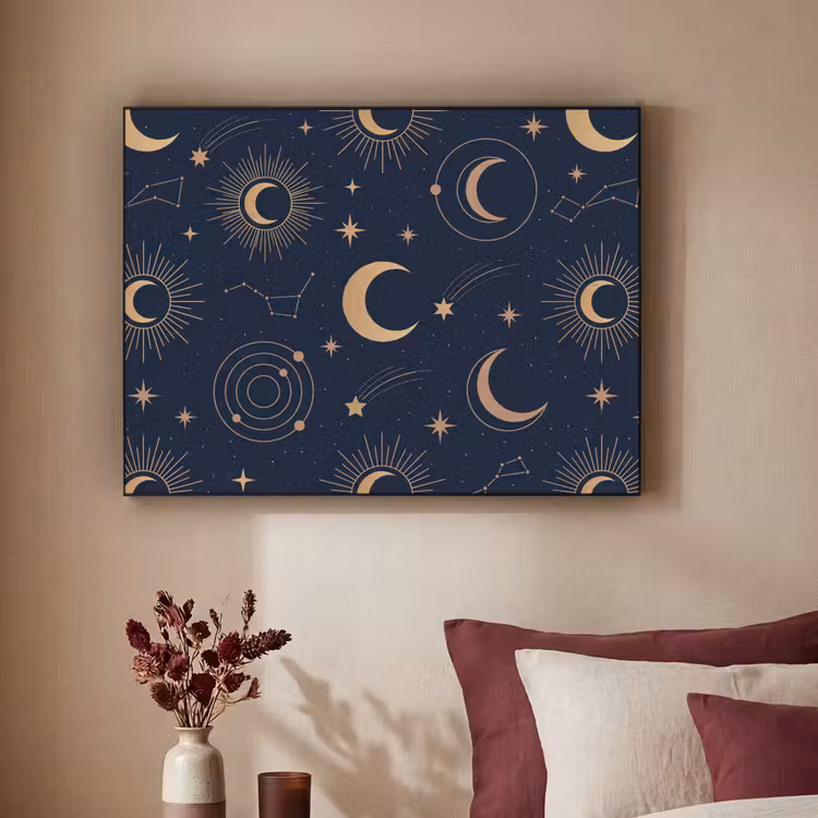 Art frame - Maan - Sterren - Goud — 3