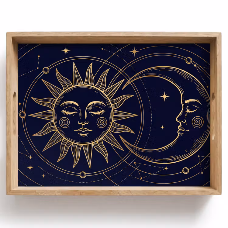 Dienblad - Zon - Maan - Astrologie — 1