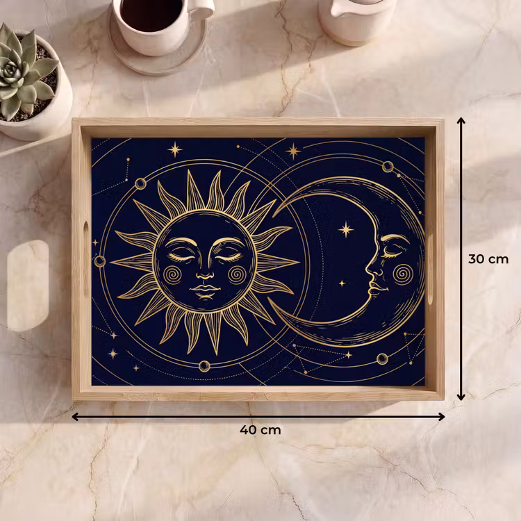 Dienblad - Zon - Maan - Astrologie — 9
