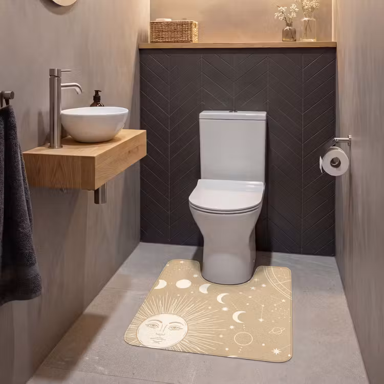 WC Mat - Zon - Maan - Sterren — 2