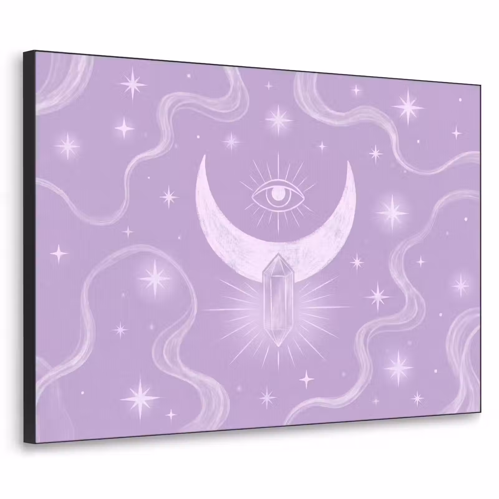 Art frame - Maan - Mystiek - Paars — 1
