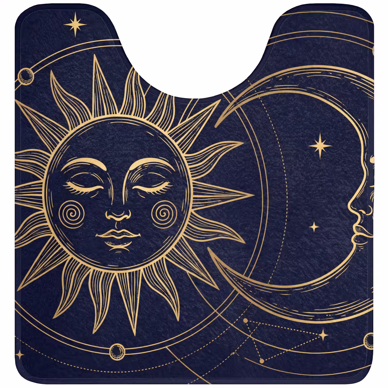 WC Mat - Zon - Maan - Astrologie — 1