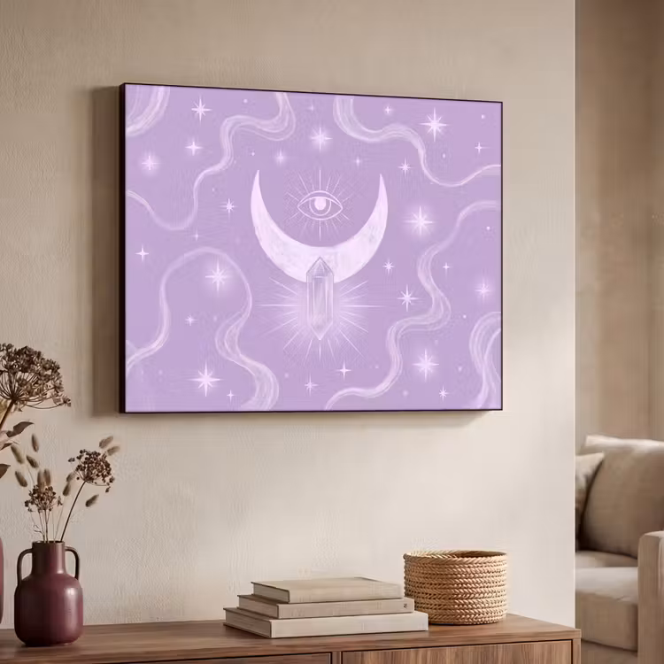 Art frame - Maan - Mystiek - Paars — 7